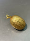 Vintage 18K Yellow Gold Large Melon Pendant