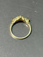 14K Gold Five Stone Crown Diamond Ring SZ 6.5