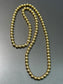 Vintage 14K Gold Bead Necklace 31.5”