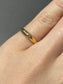 Vintage 18K Yellow Gold Diamond Gypsy Pinky Ring