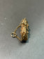Vintage 14K Yellow Gold Articulated Purse Bag Charm Pendant