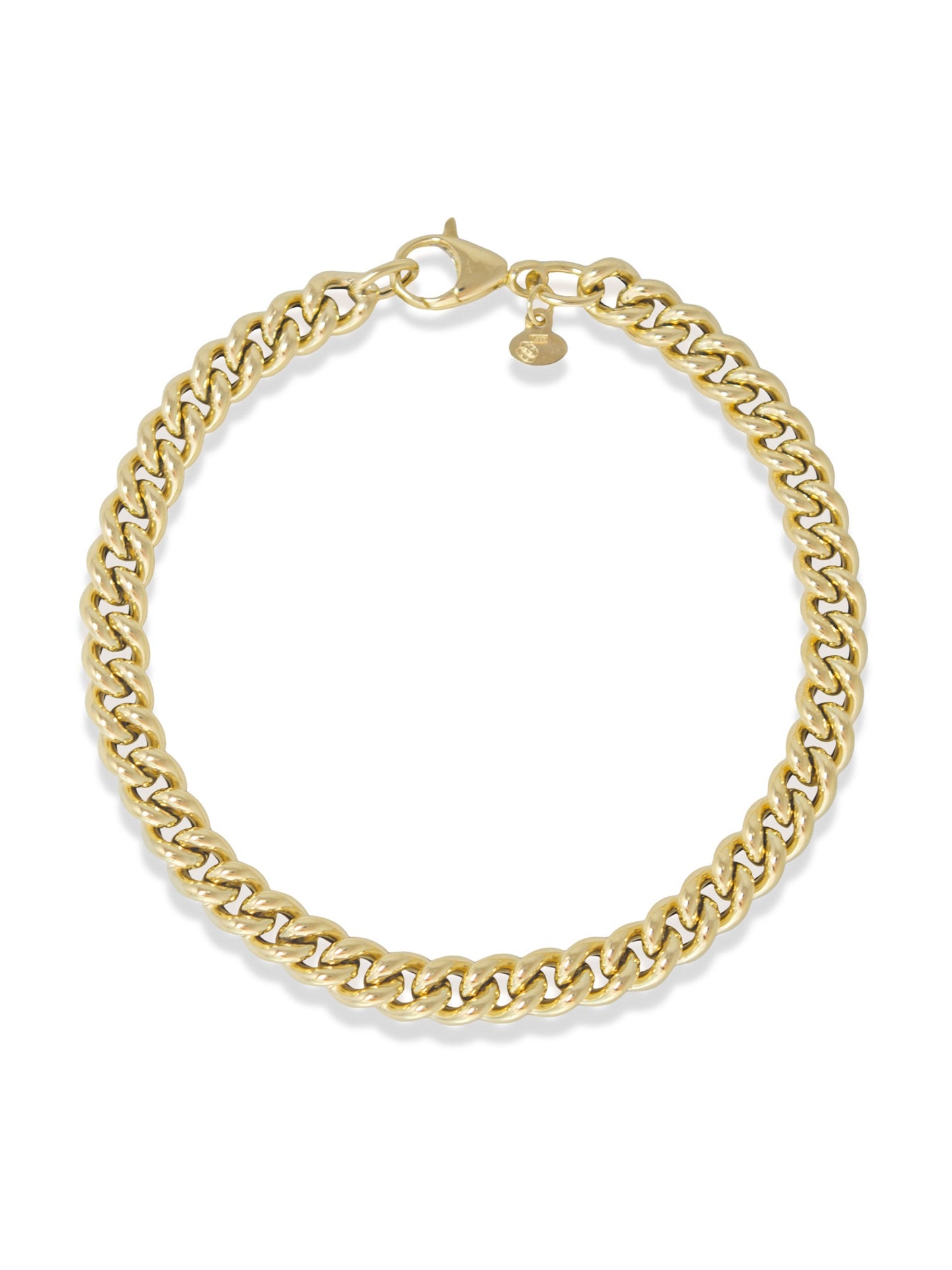 14K Gold 6.0 mm Puffy Curblink Bracelet