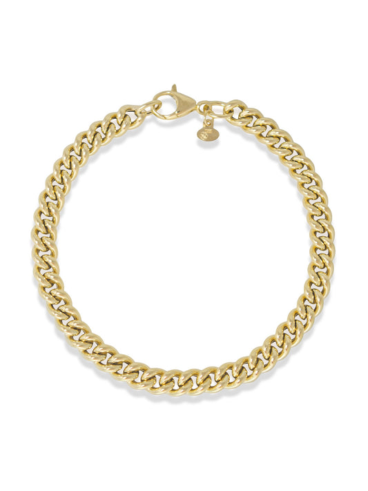 14K Gold 6.0 mm Puffy Curblink Bracelet