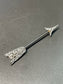 Antique Platinum 0.22 CTW Diamond Arrow Jabot Pin