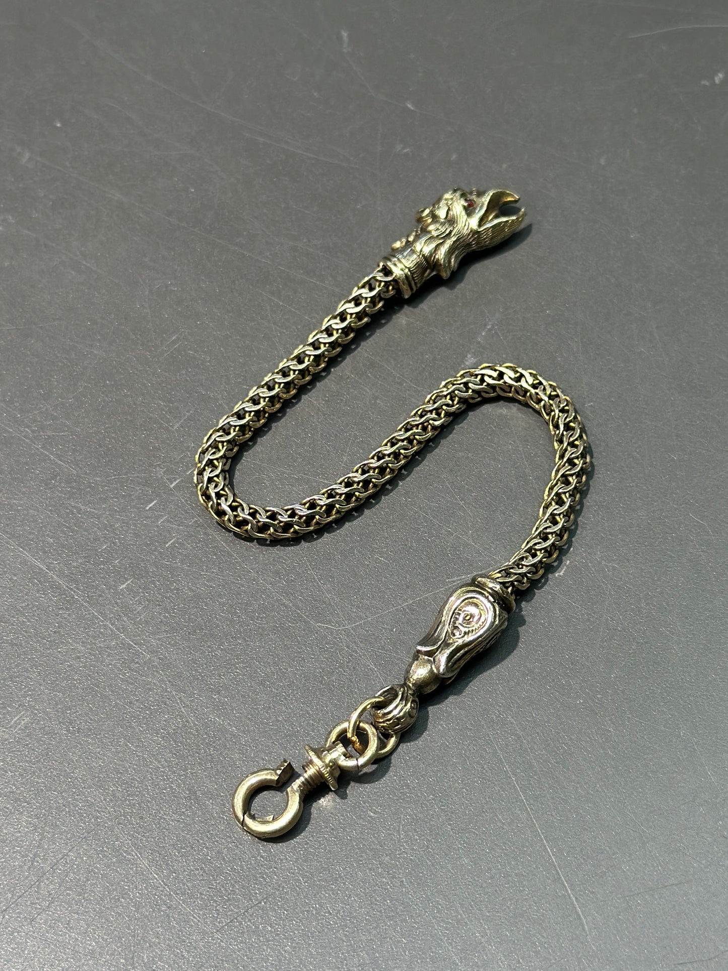 Victorian 10K Gold Griffin Bracelet