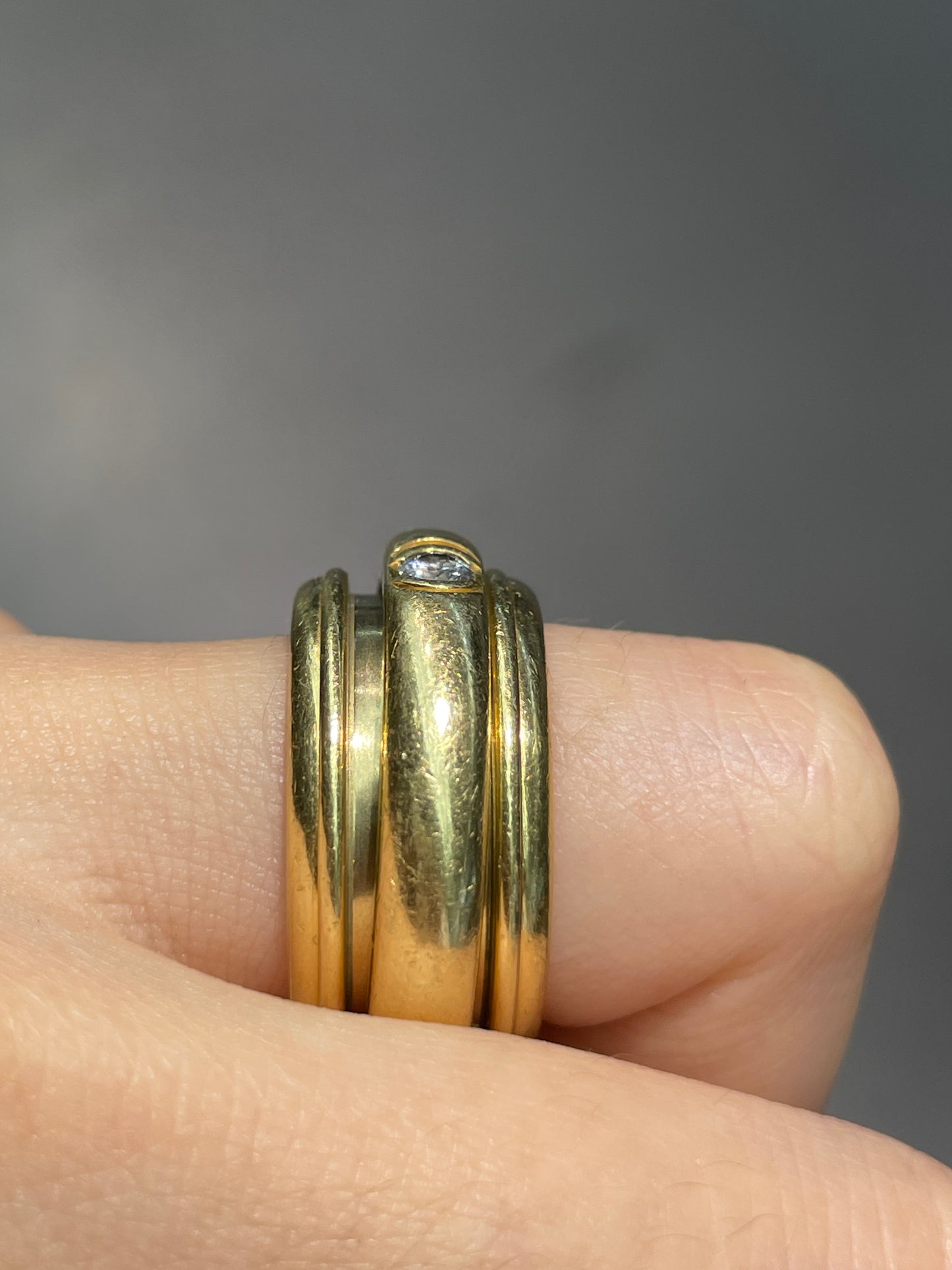 Piaget French 18K Gold Possession Diamond Ring