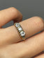 Antique 14K Bi-Tone Gold 0.65 CTW Three Stone Ring