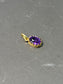 Antique 18K Gold Amethyst Pendant