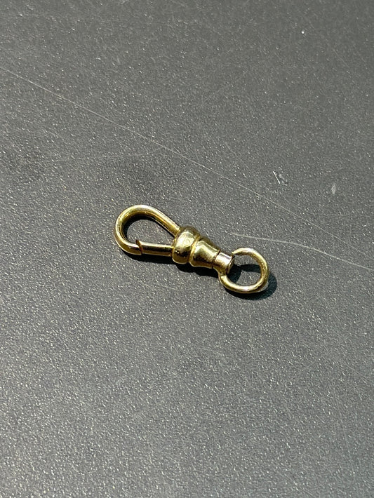 Vintage 14K Gold Small Swivel Dog Clip