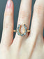 Antique 14K Gold Rose Cut Diamond Horseshoe Ring SZ 6.5