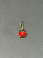 14K Gold Enamel Ladybug Charm