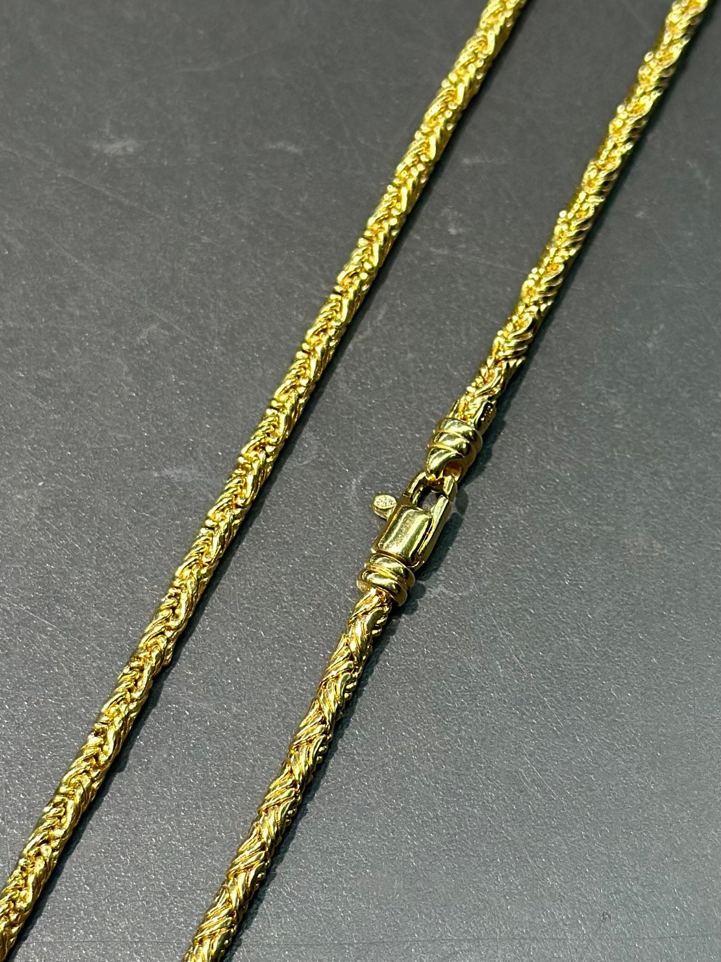 14K Gold Byzantine Chain Necklace