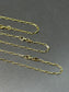 14K Gold Mini Paper Clip Chain Necklaces