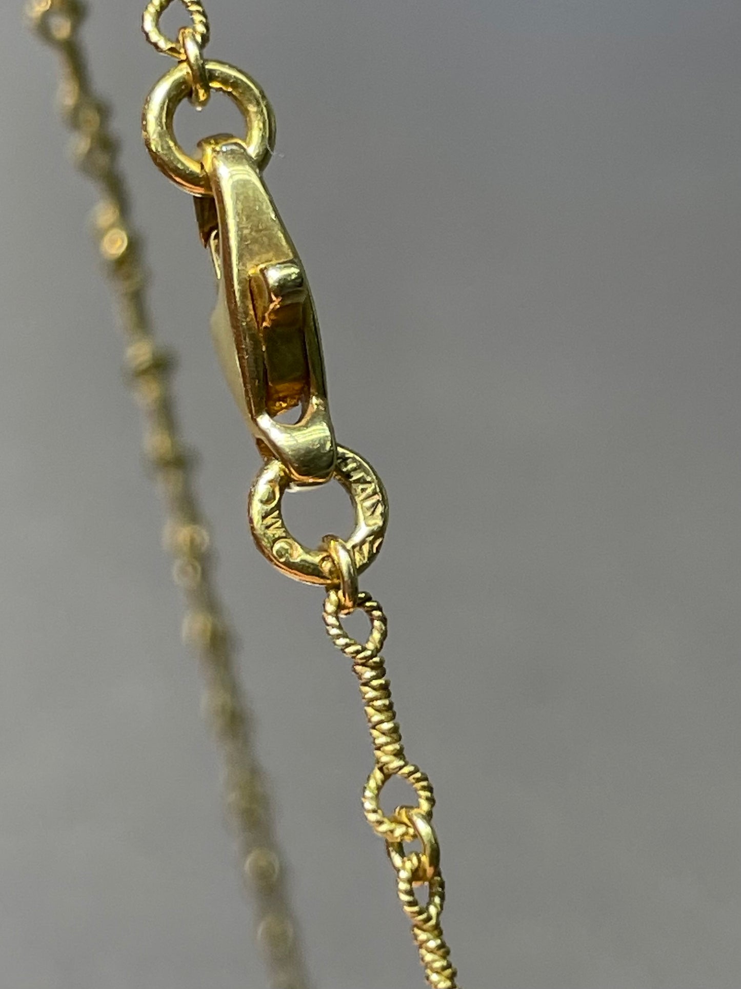18K Yellow Gold 4.0 mm Hand-Twisted Chain Necklace 32.0 inches