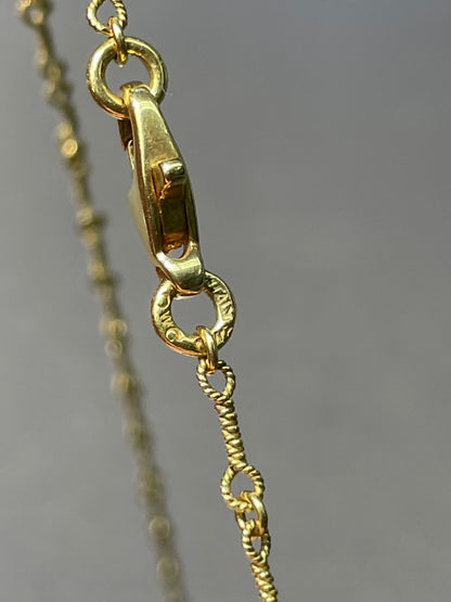 18K Yellow Gold 4.0 mm Hand-Twisted Chain Necklace 32.0 inches