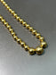 Vintage 18K Gold Bead Necklace