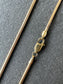 14K Gold 1.7 mm Solid Snake Chain Necklace