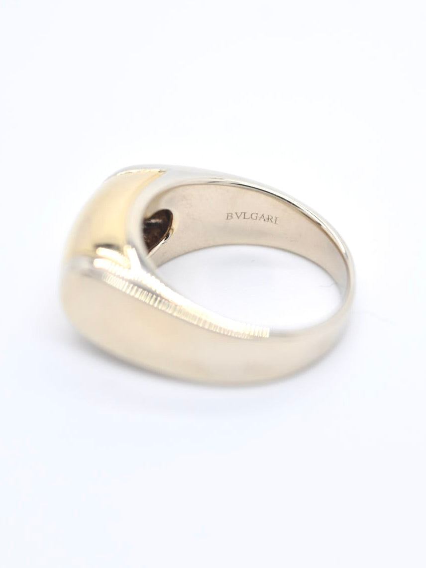 Blvgari 18K Gold Tronchetto Ring SZ 6