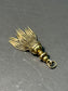 Victorian 14K Gold Spiked Tassel  Pendant