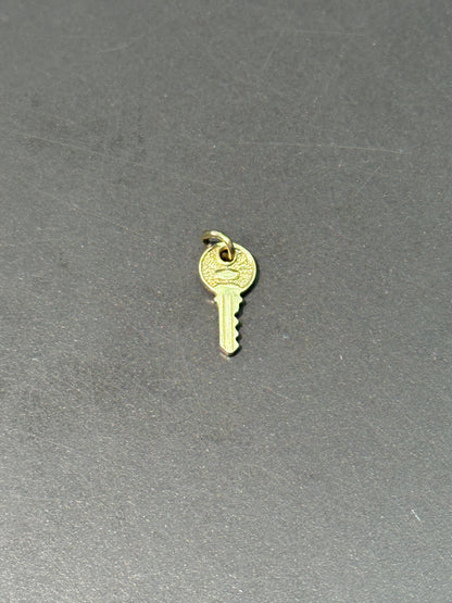 Vintage 14K Gold Mini Key Charm