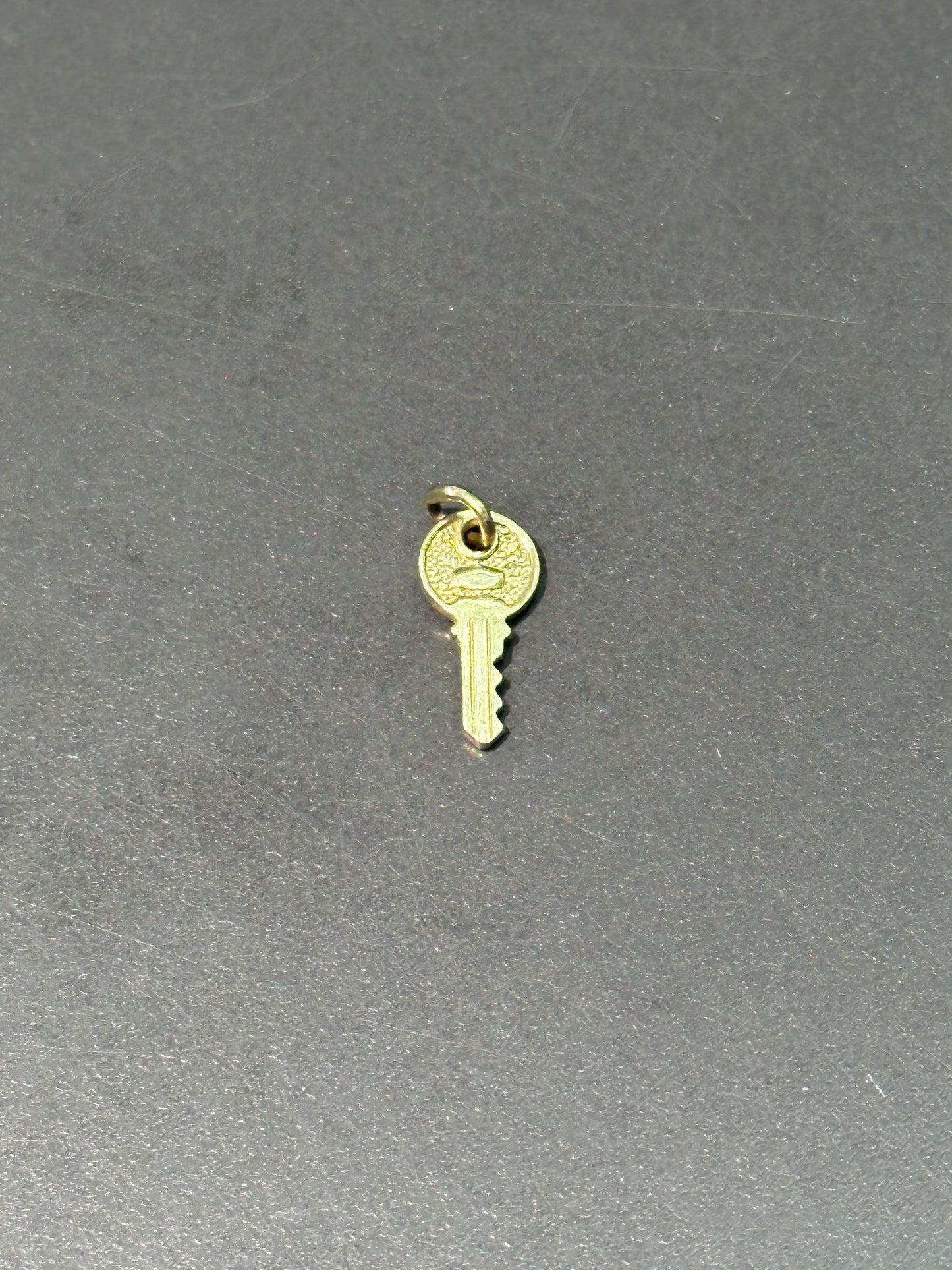 Vintage 14K Gold Mini Key Charm