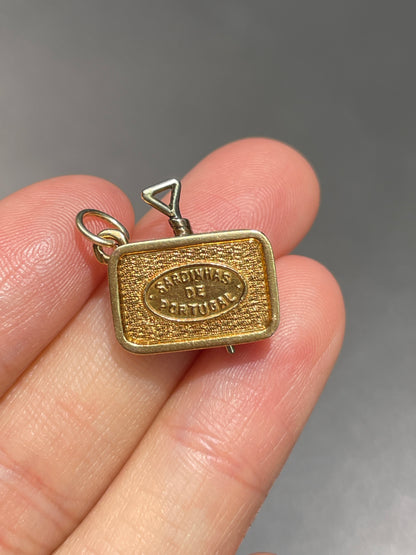 Vintage 19K Gold Sardines of Portugal Charm