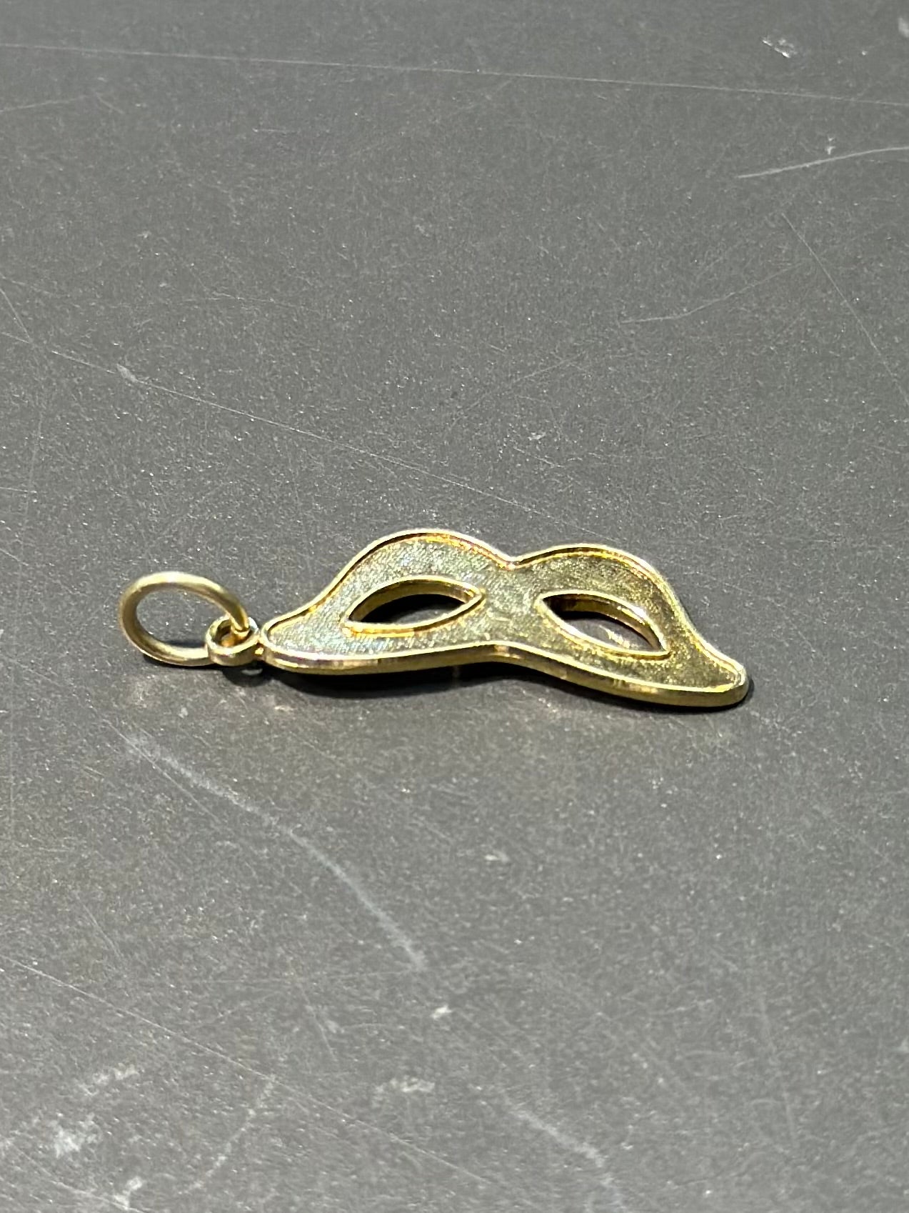 Vintage 14K Gold Mask Charm