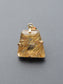 14K Gold Rutilated Quartz Pendant