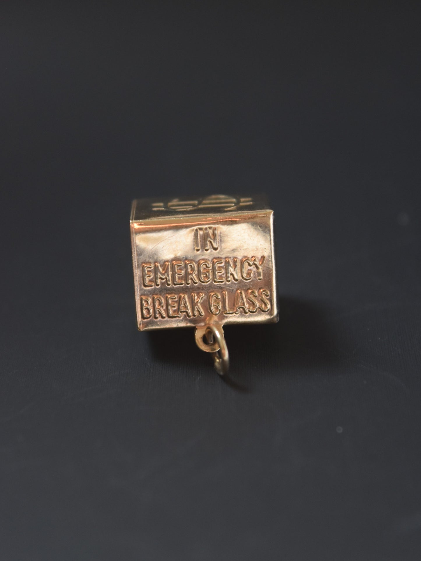 Vintage 14K Gold Emergency Money Charm