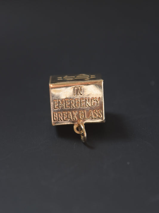 Vintage 14K Gold Emergency Money Charm