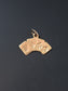 Vintage 14K Gold Deck of Cards Charm