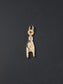 Vintage 14K Gold Hollow Rock and Roll Charm