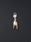 Vintage 14K Gold Hollow Rock and Roll Charm