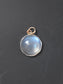 Art Deco Platinum 14K Gold Moonstone Pendant