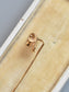 Antique 14k Gold Solid Ram Profile Stick Pin