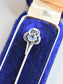 Art Deco 14K Gold Natural Sapphire Ice Cream Stick Pin