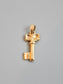 Vintage 14K Gold Puffy Key Charm