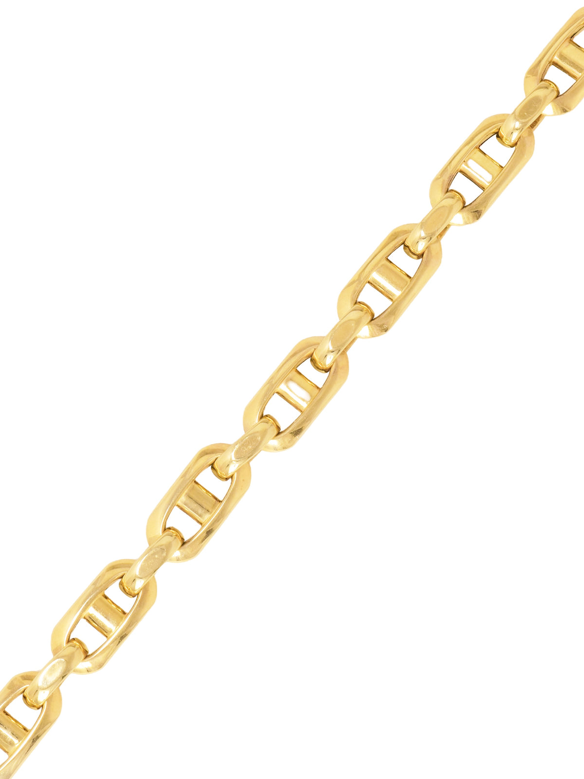 Vintage 14K Gold Mariner Link Bracelet