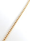 18K Gold 1.96 Carat Diamond Tennis Bracelet 6.5 inch