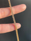 14K Yellow Gold 3.00 CTW Diamond Tennis Bracelet