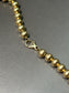 Vintage 14K Yellow Gold 7.0 mm Bead Necklace