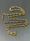 Chini 18K Gold Fancy Link Necklace 20”