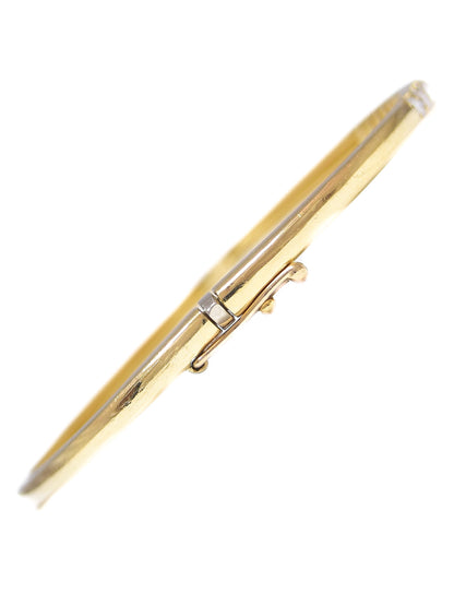 14K Gold 0.98 CTW Diamond Bangle Bracelet