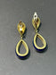 vintage Tiffany &amp; Co. Boucles d’oreilles pendantes en émail or 18 carats