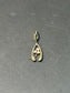 Art Nouveau 14K Gold Opal Wish Bone and Horse Shoe Charm