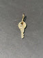 Vintage 14K Yellow Hold Mini “Apre Il Tuo Cuore” Key Charm