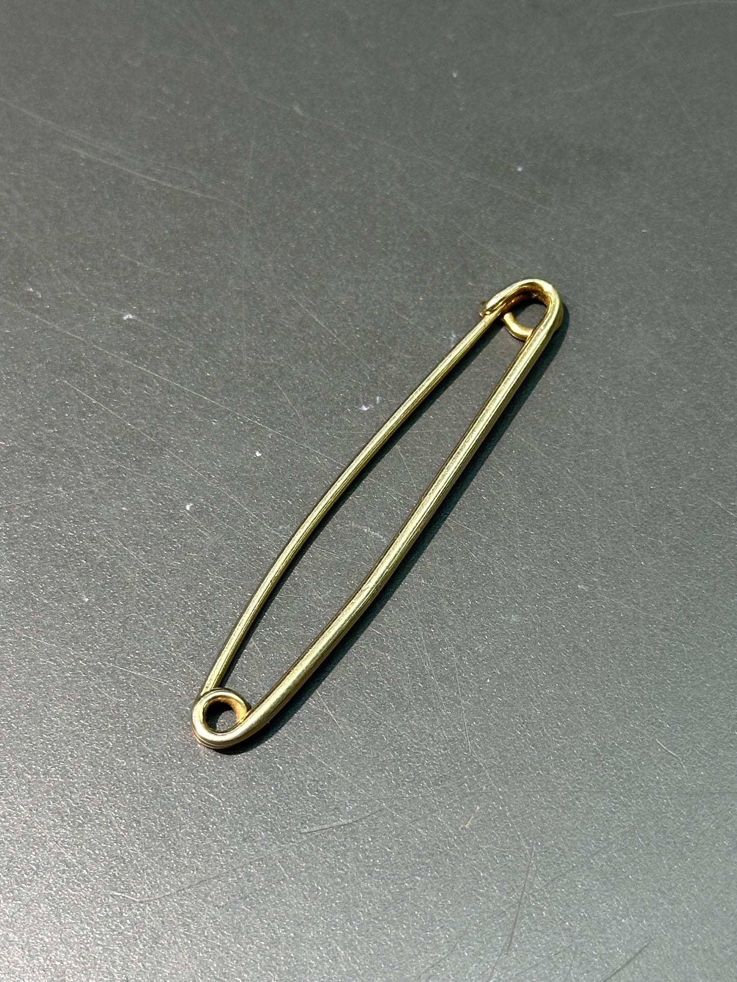 14K Gold Safety Pin