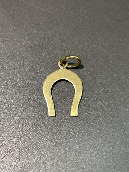 Vintage 14K Yellow Gold Horse Shoe Charm