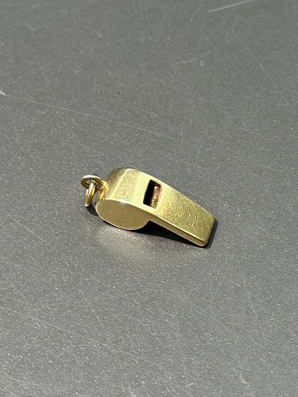 Vintage 14K Gold Whistle Charm