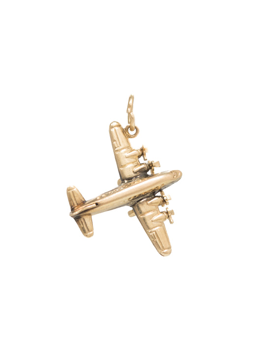 Vintage 14K Gold Articulating Airplane Plane